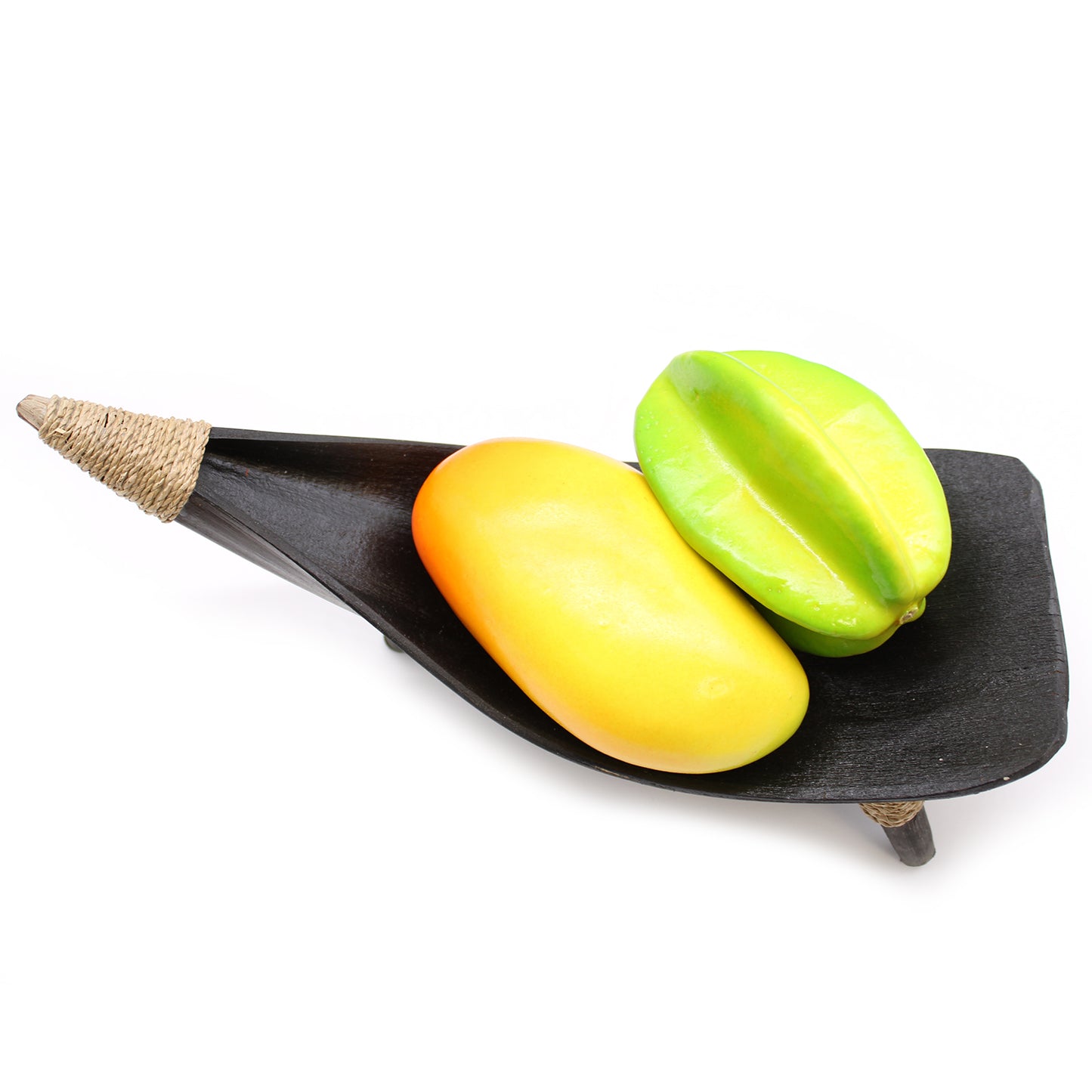 Ensemble de bols à fruits en feuille de coco - Chocolat