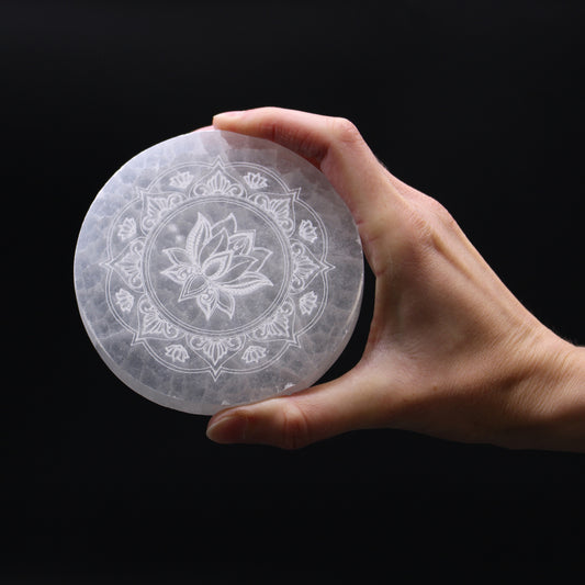 Assiette de charge moyenne 10 cm - Lotus Mandala
