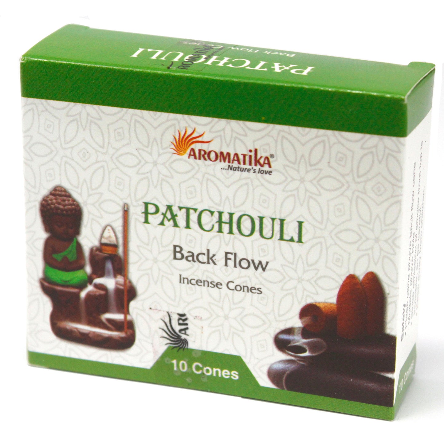 Cônes d'encens à reflux Aromatika - Patchouli