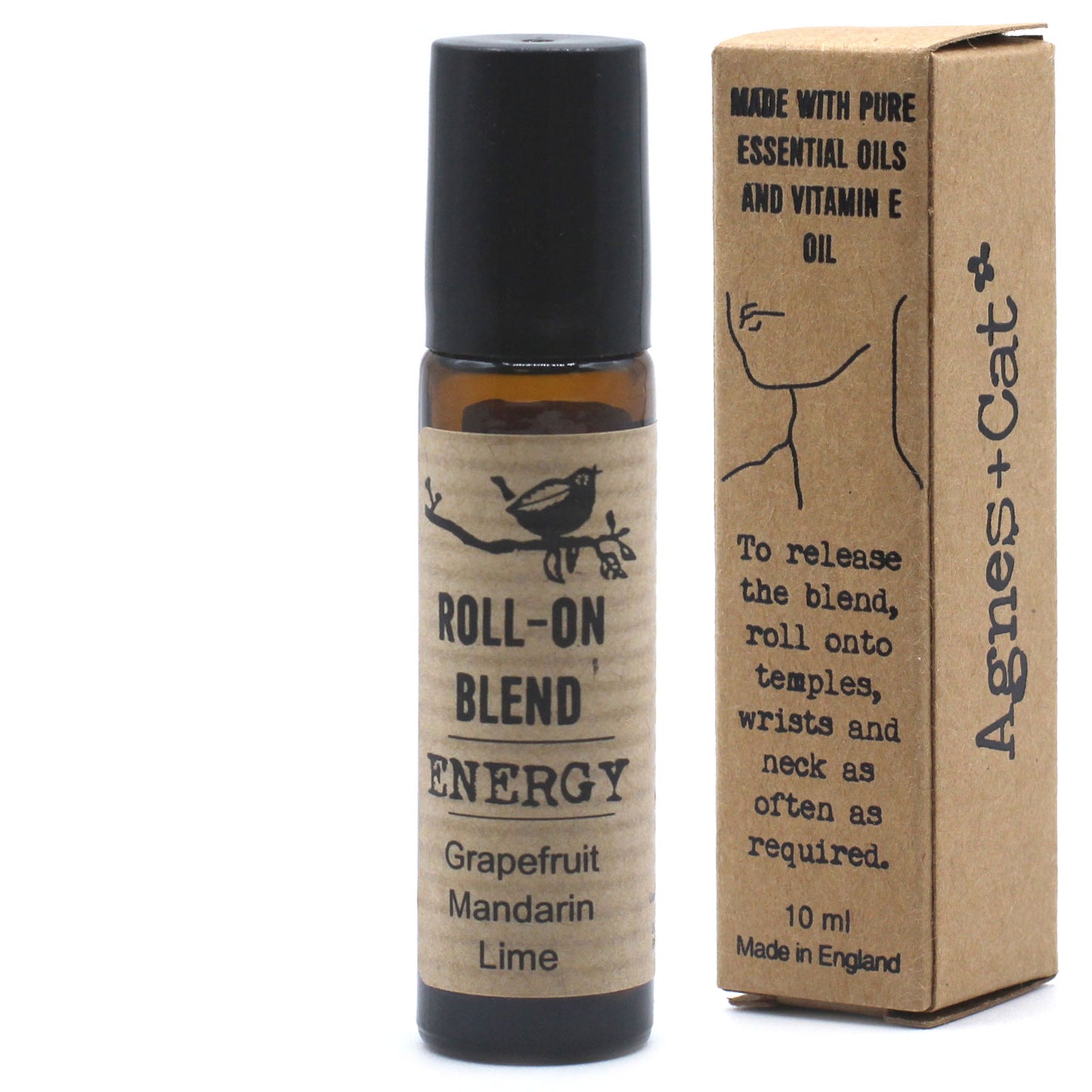 Huiles essentielles à bille 10 ml - Énergie