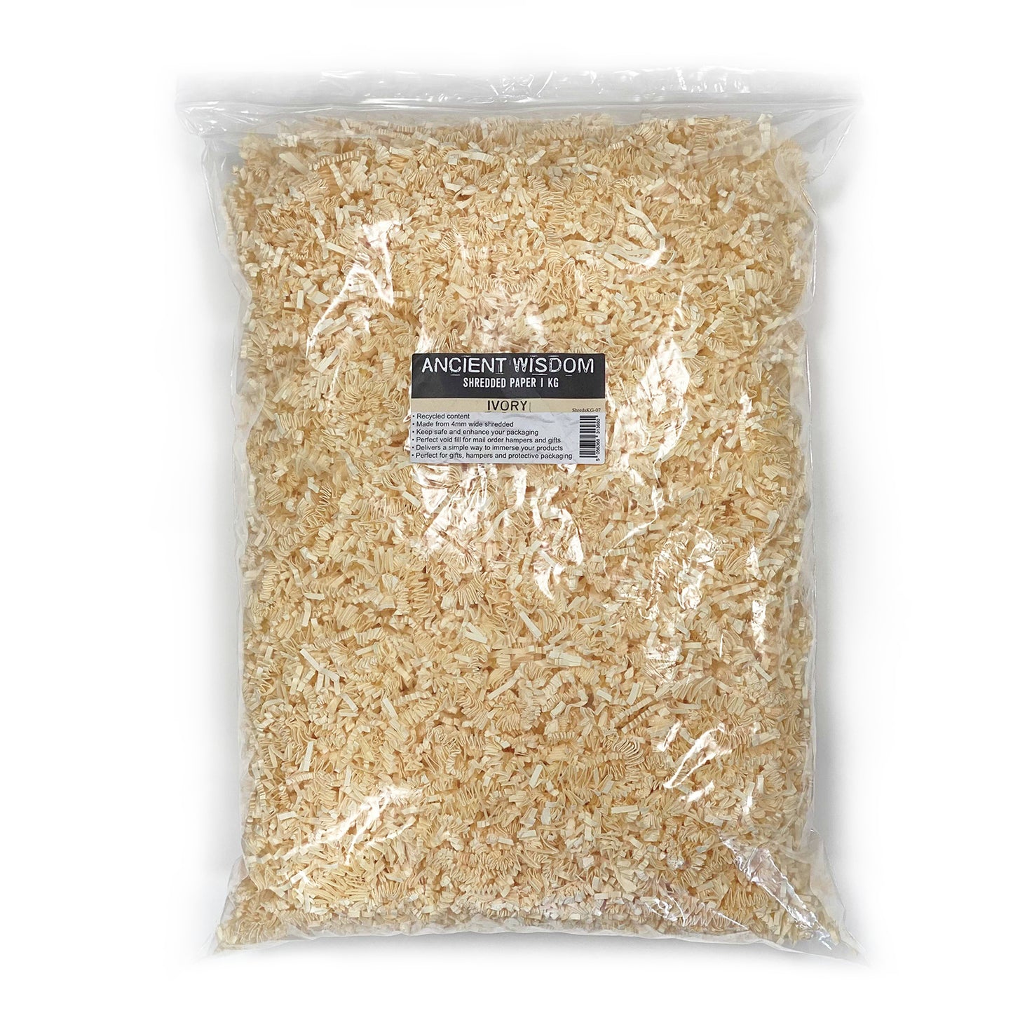 Papier Frissure ZigZag DeLux - Ivoire (1KG)
