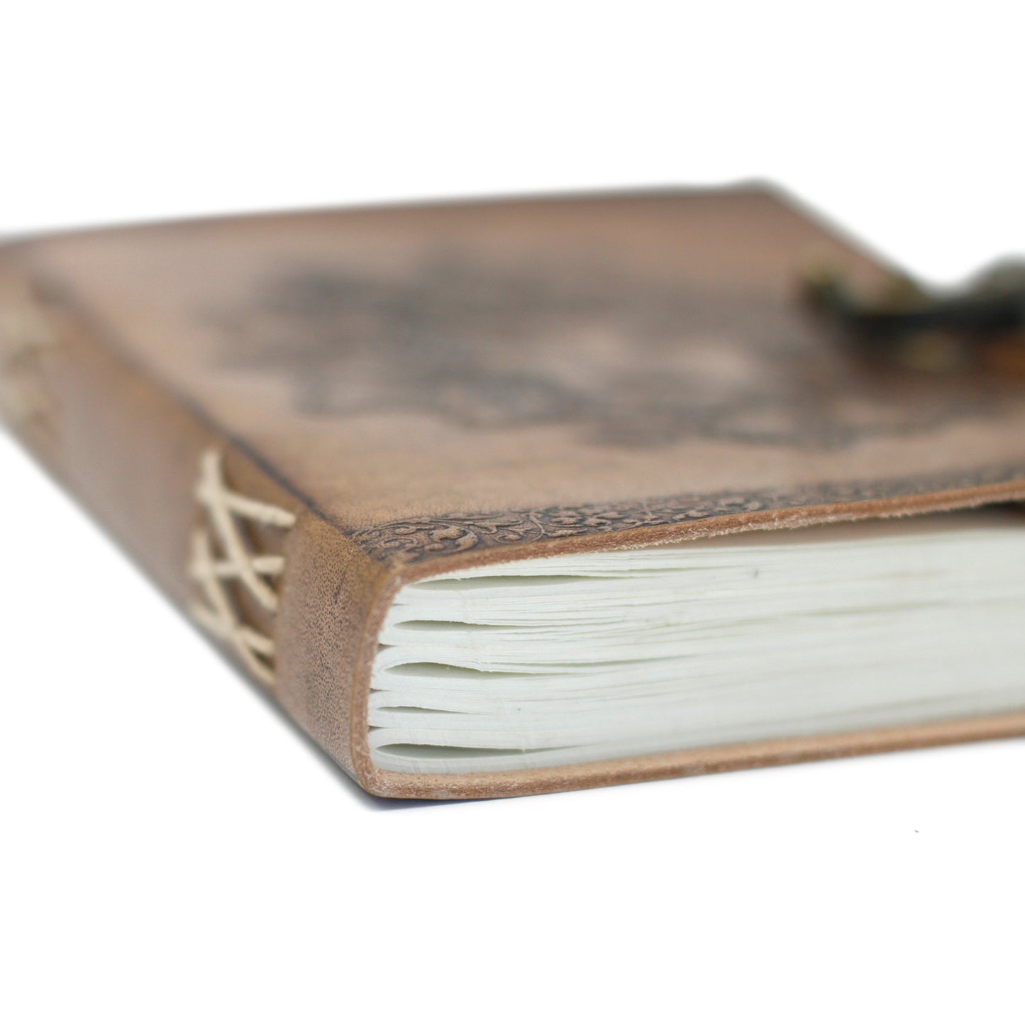 Carnet Greenman en cuir