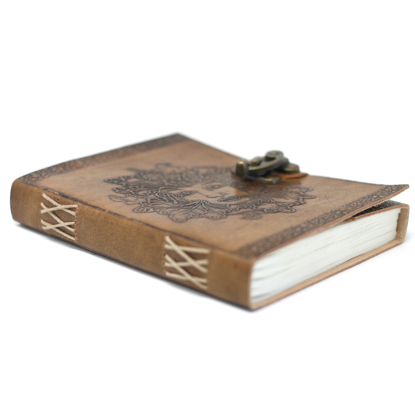 Carnet Greenman en cuir