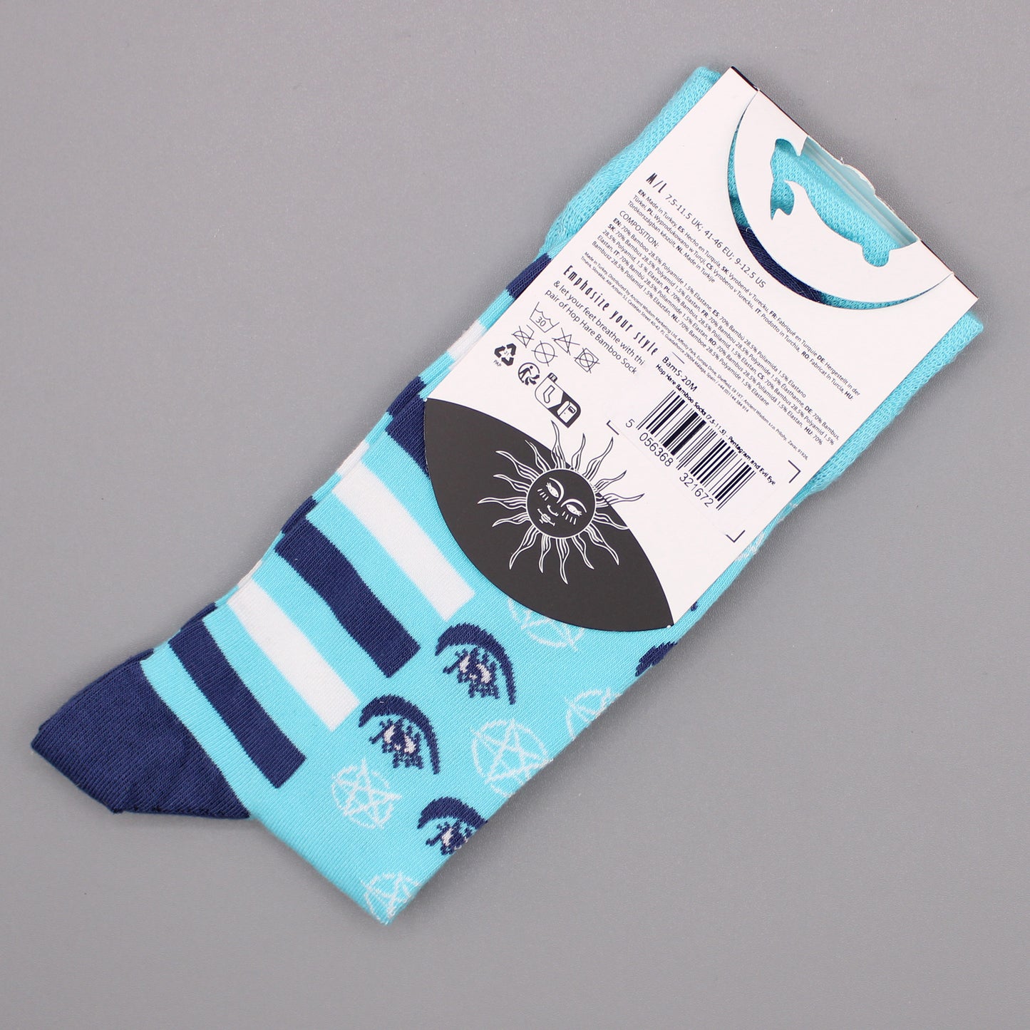 Chaussettes Hop Hare (41-46) - Pentagramme et œil