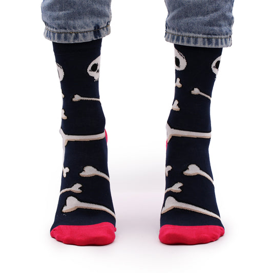 Chaussettes Hop Hare (41-46) - Crânes et os