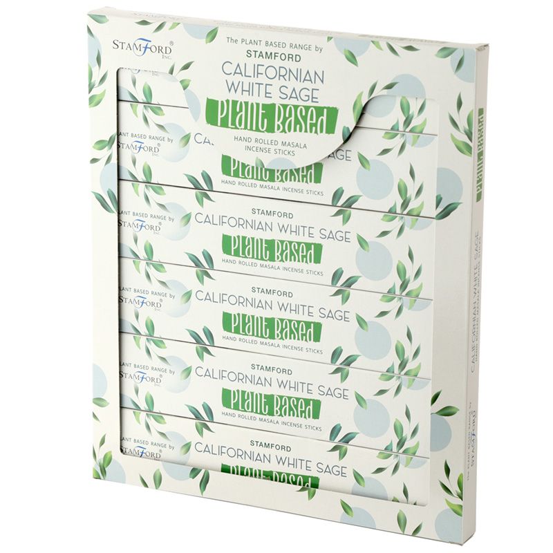 3 boîtes d'encens Herbal Masala - Sauge blanche de Californie