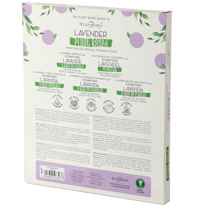 3 boîtes d'encens Herbal Masala - Lavande
