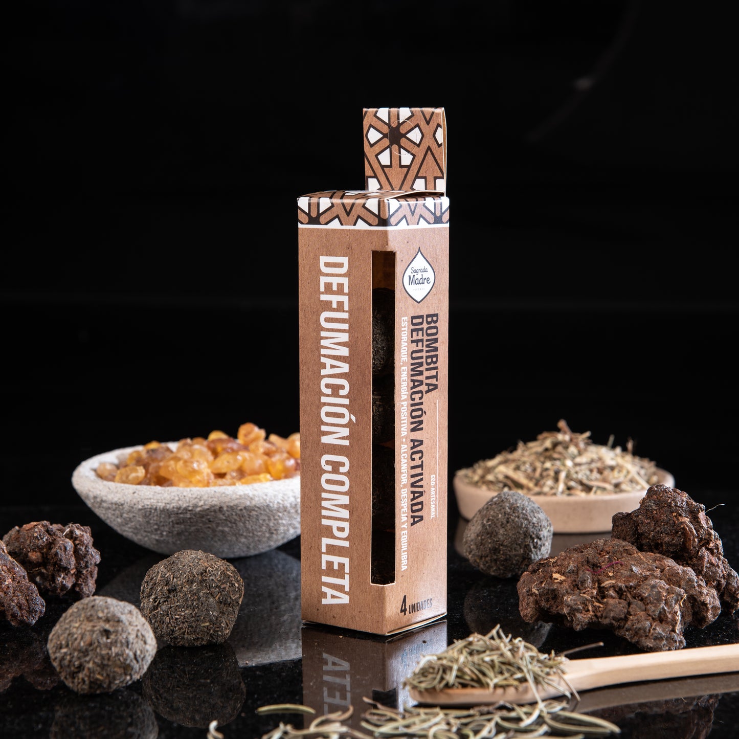 Boîte de 4 ampoules d'encens Comp