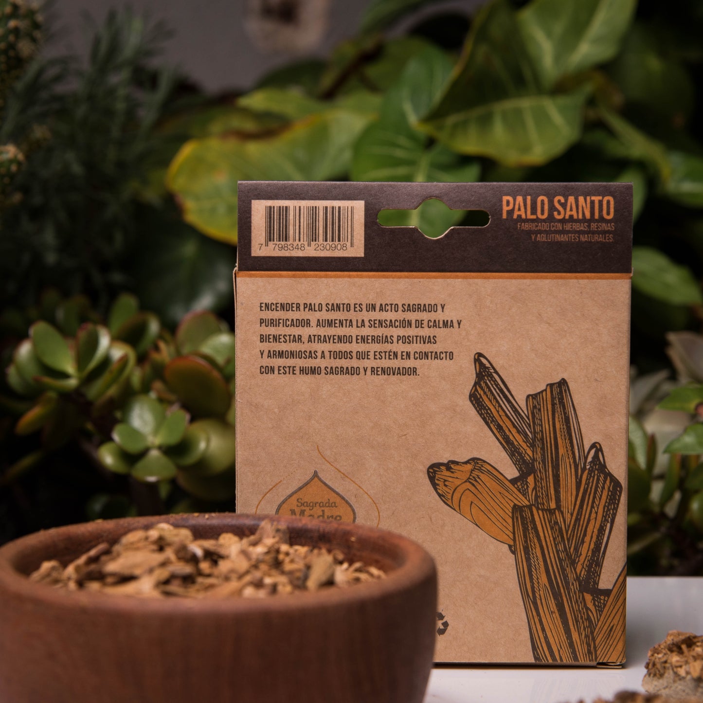 Comprimés d'encens en résine x 4 Palo Santo