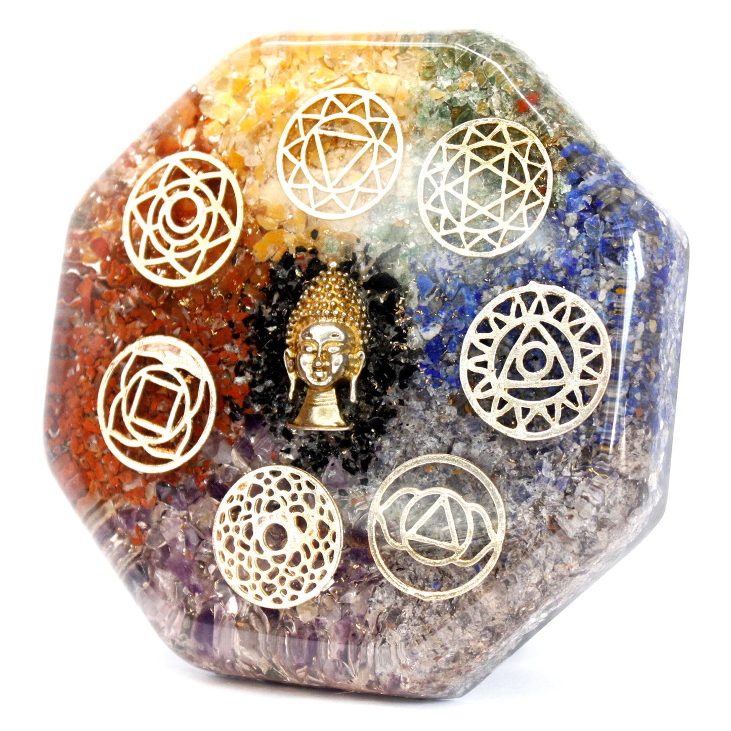Orgonite de bureau - Chakra du Bouddha - Grand