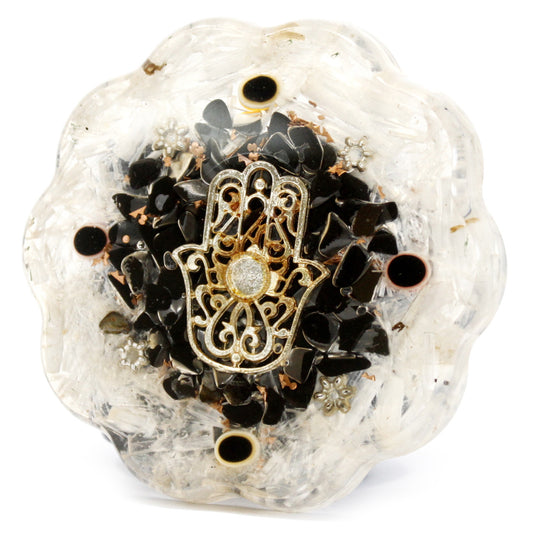 Orgonite de bureau - Main en sellonite - Moyenne