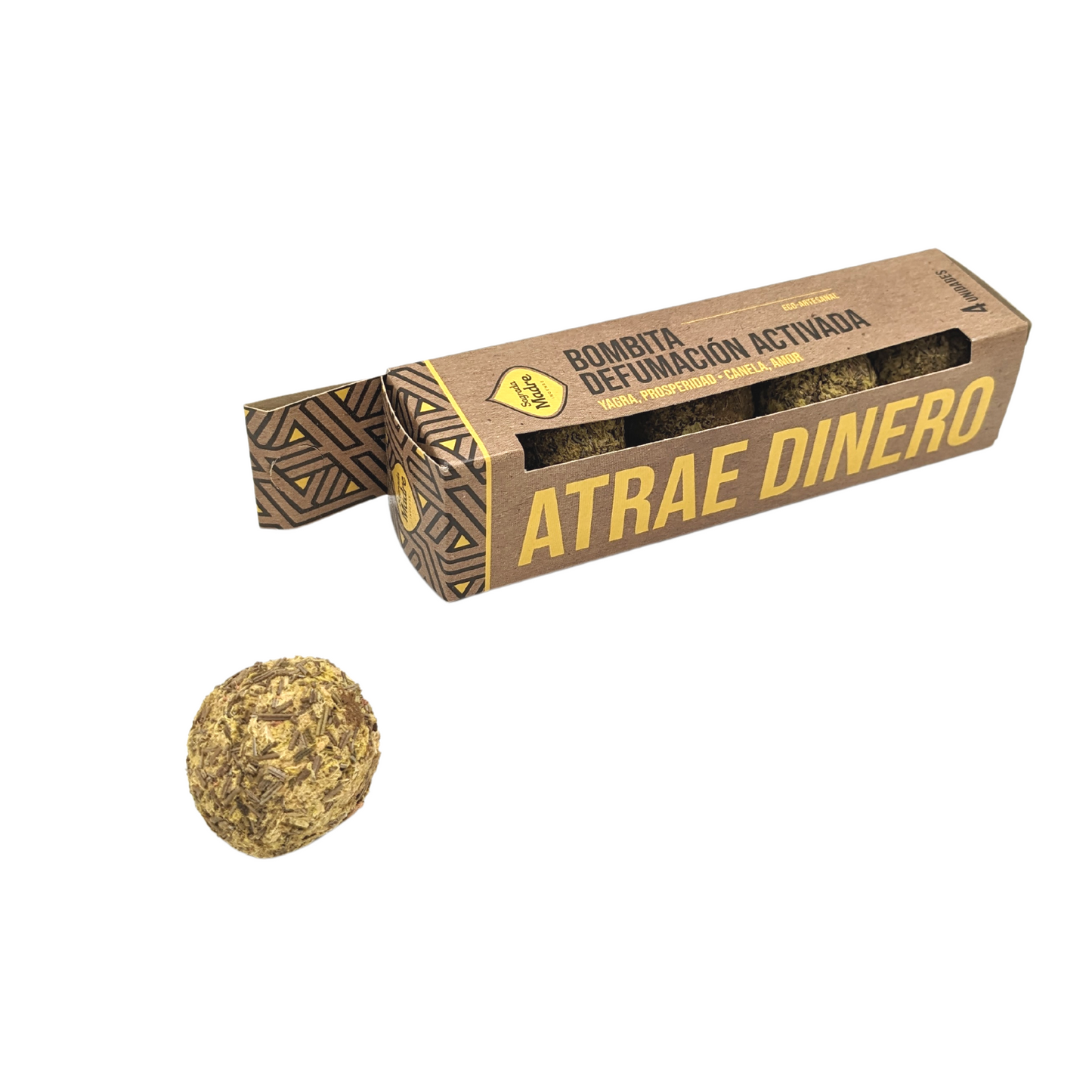 Boîte de 4 ampoules d'encens Attire l'argent