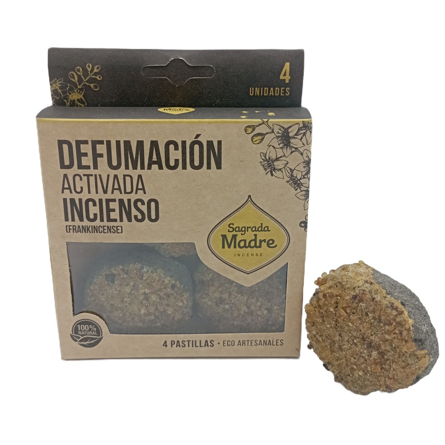 Comprimés d'encens en résine x 4 Encens à l'encens