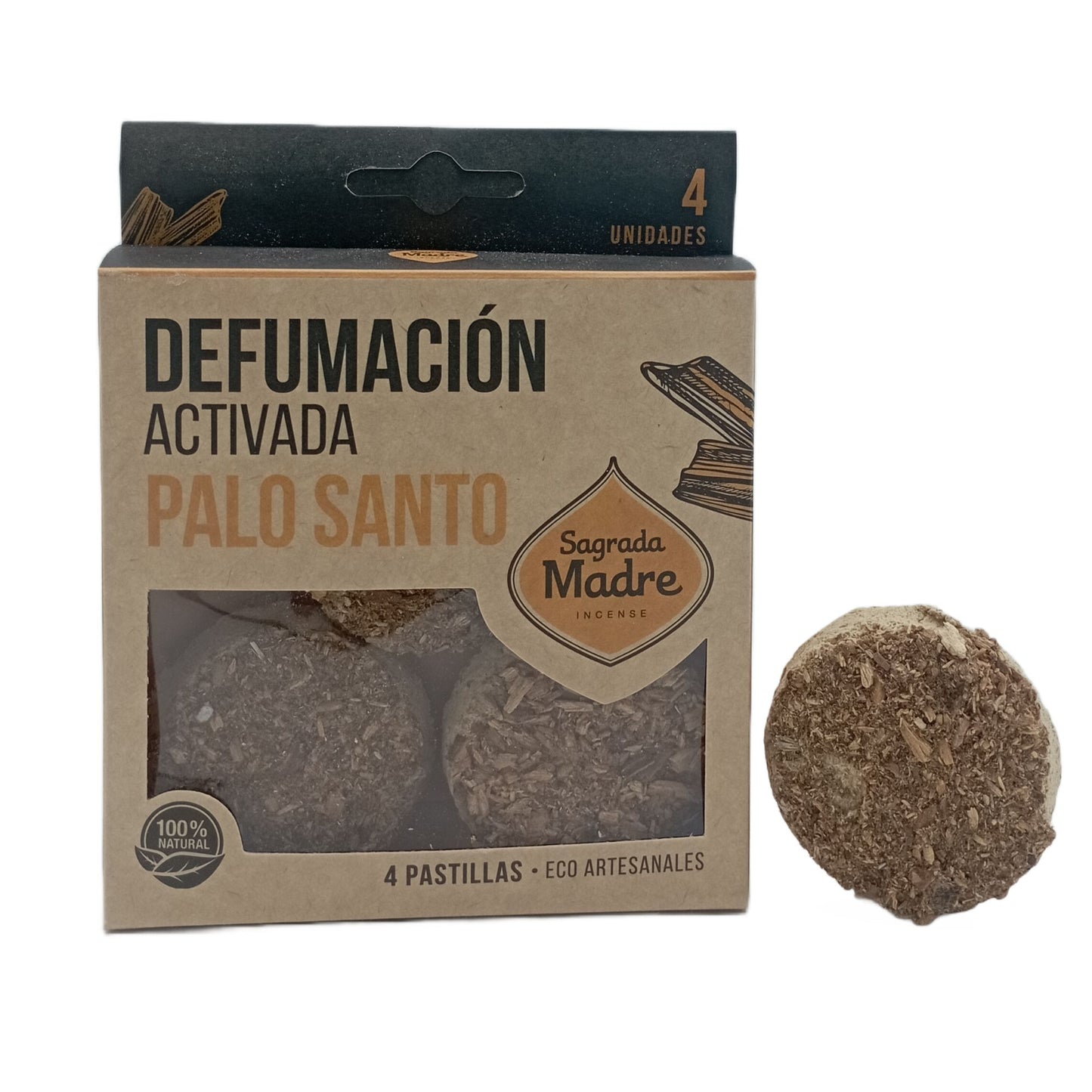 Comprimés d'encens en résine x 4 Palo Santo