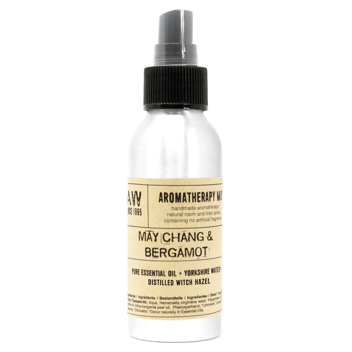 Huile essentielle en brume - May Chang et Bergamote - 100 ml