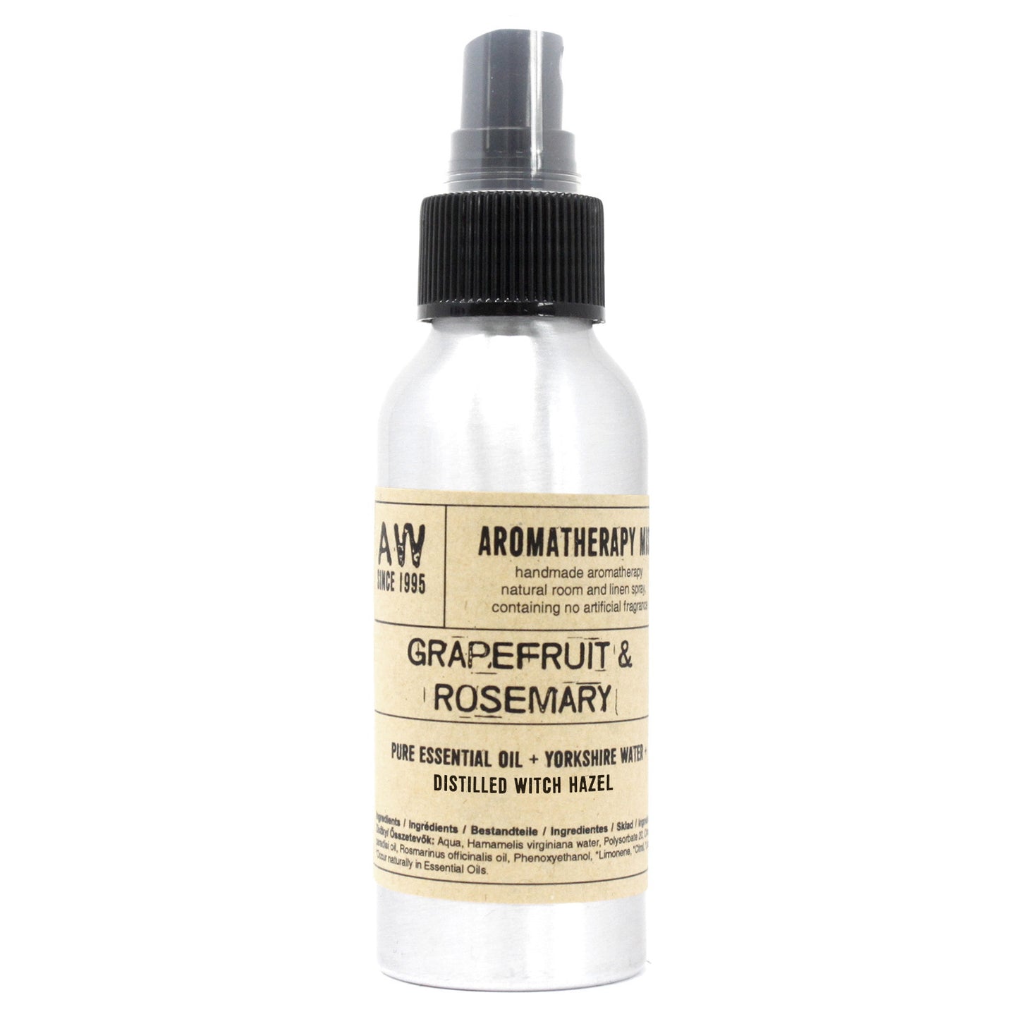 Brume d'huiles essentielles - Pamplemousse et romarin - 100 ml