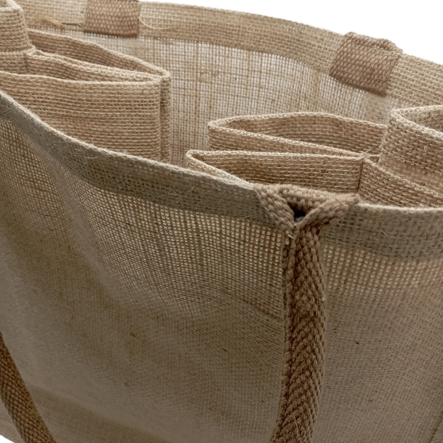 Grand sac en jute - Porte-bouteille