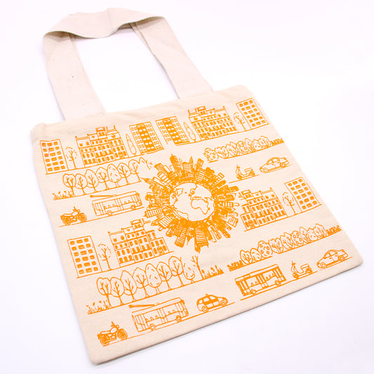 Grands sacs en coton - 38 x 42 cm - Urban Living - 280 g