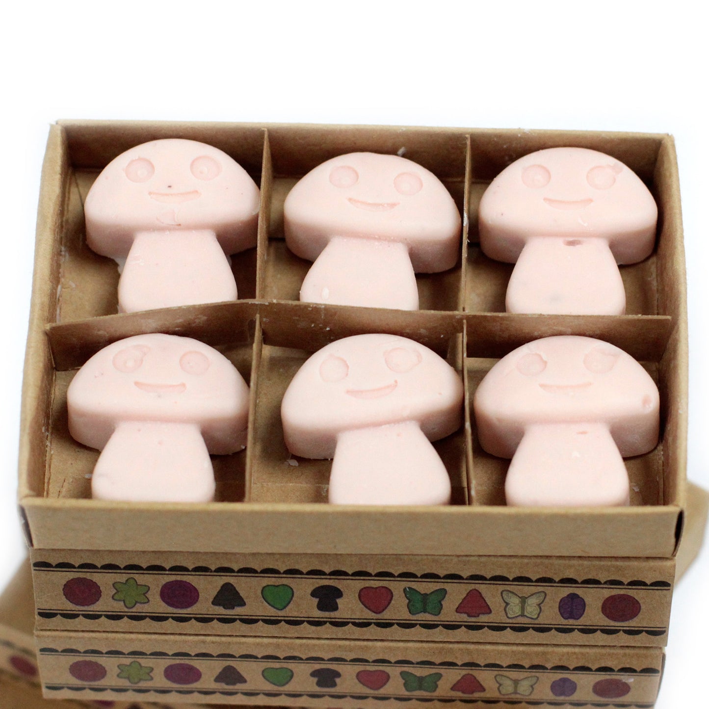 Coffret de 6 fondants à la cire de soja - Bois de santal