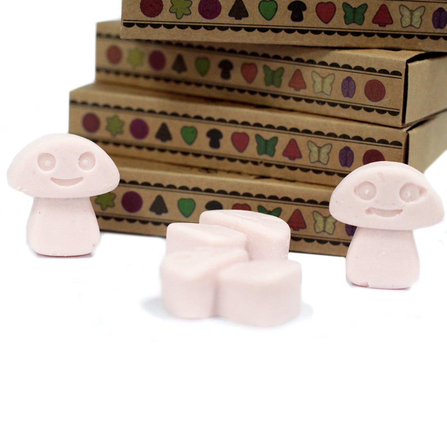 Coffret de 6 fondants à la cire de soja - Bois de santal