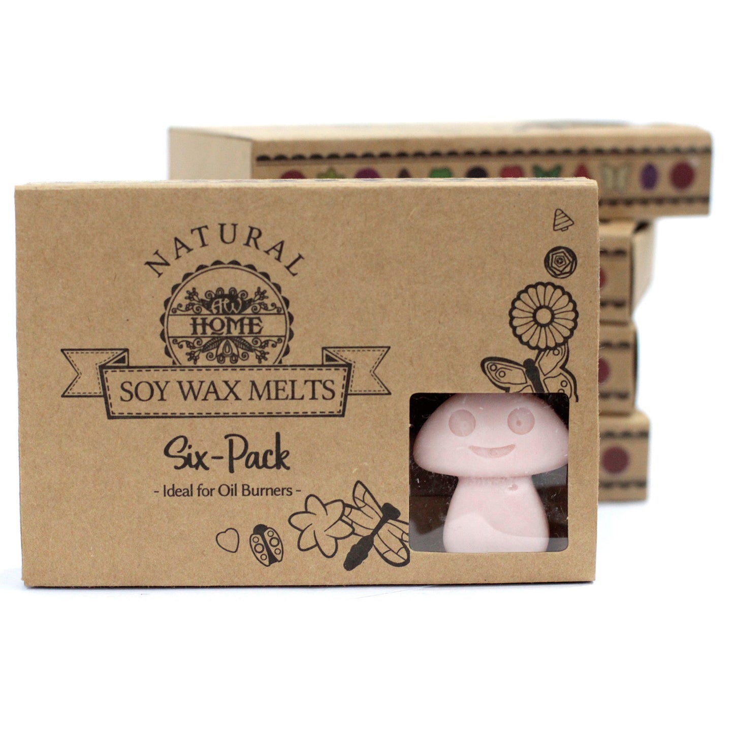 Coffret de 6 fondants à la cire de soja - Bois de santal