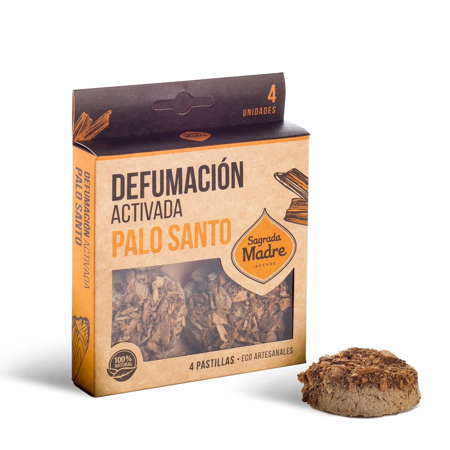 Comprimés d'encens en résine x 4 Palo Santo