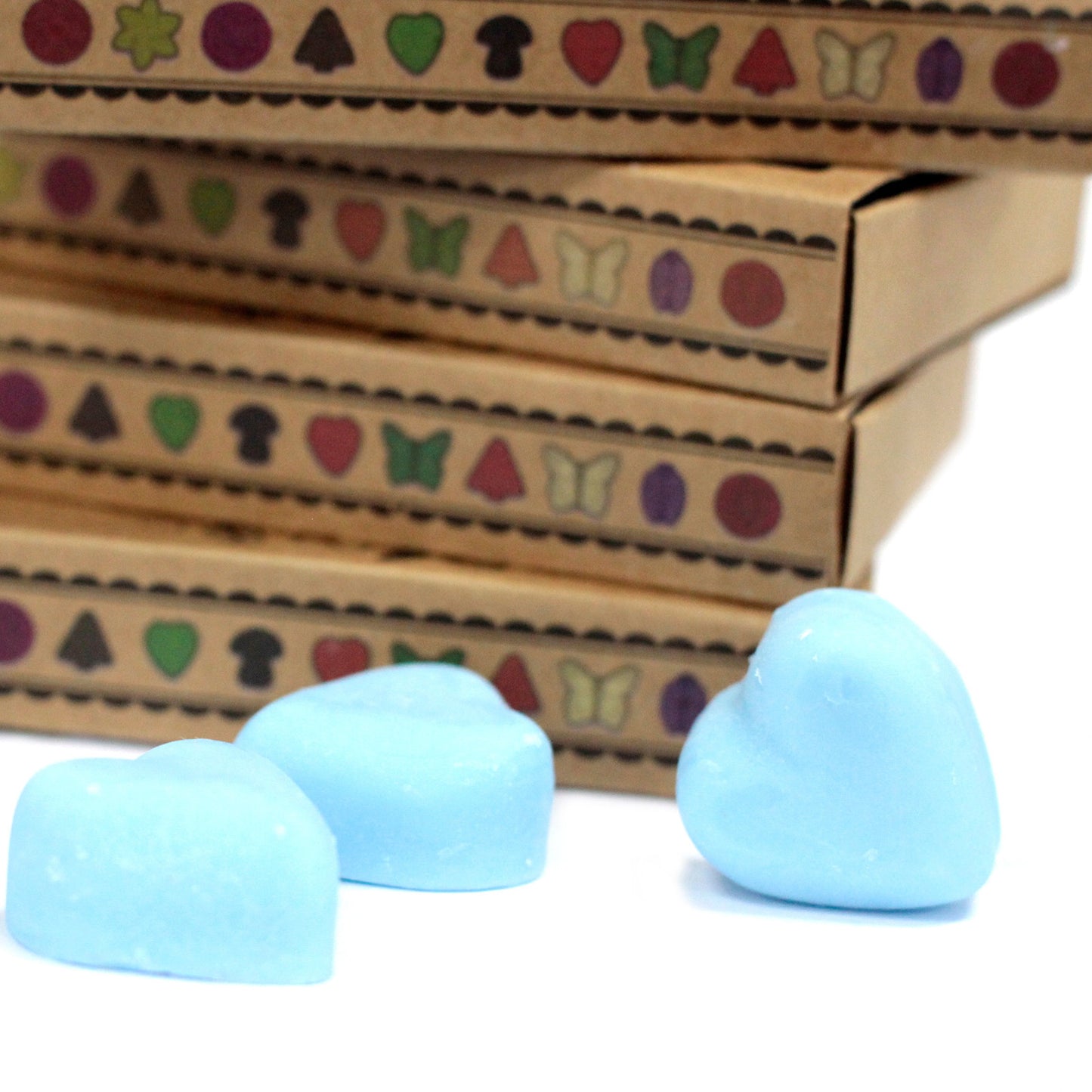 Boîte de 6 crayons à la cire de soja - Berry Drop