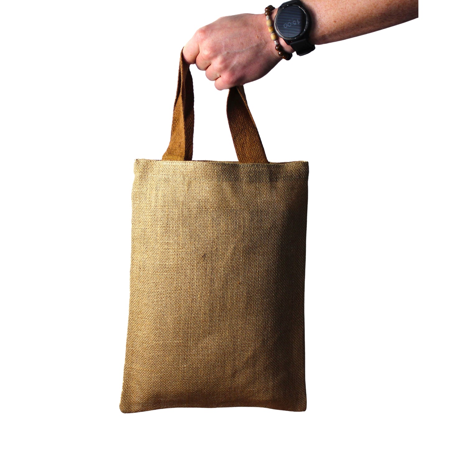 Sac en jute - 5 anses colorées