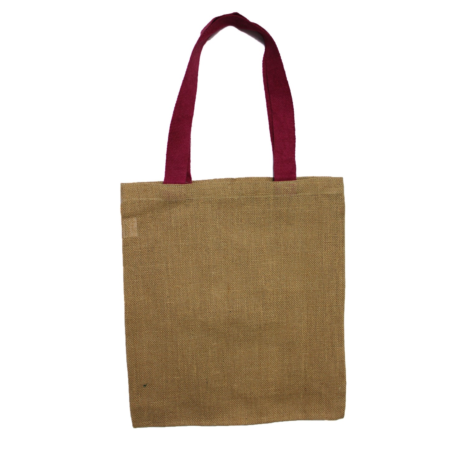 Grand sac en jute - 5 anses colorées
