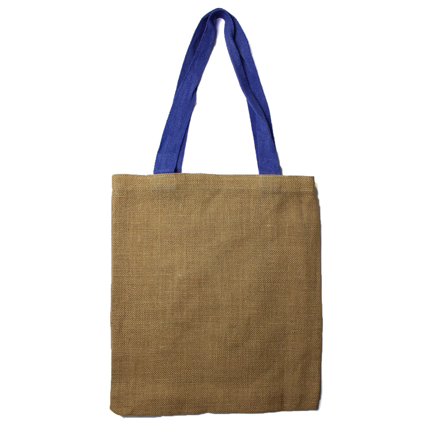 Grand sac en jute - 5 anses colorées