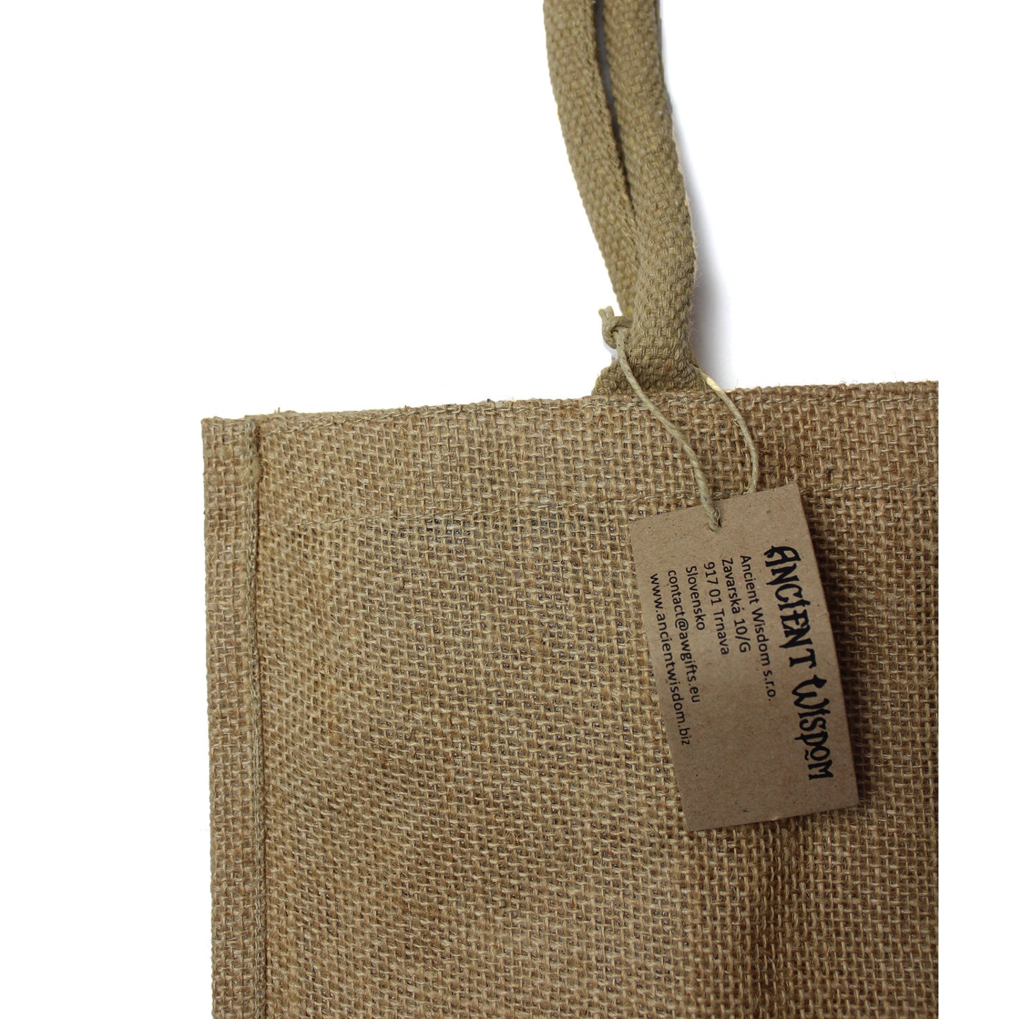 Grand sac en jute - Porte-bouteille