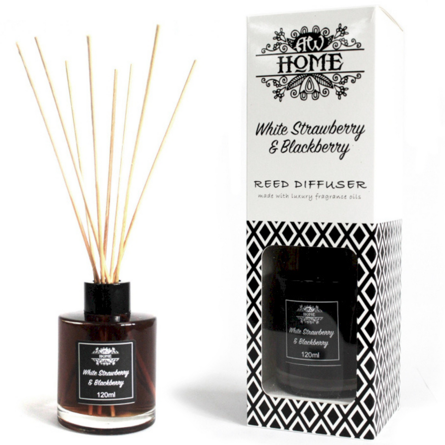 Diffuseur d'arômes 120 ml - Fraise blanche et framboise