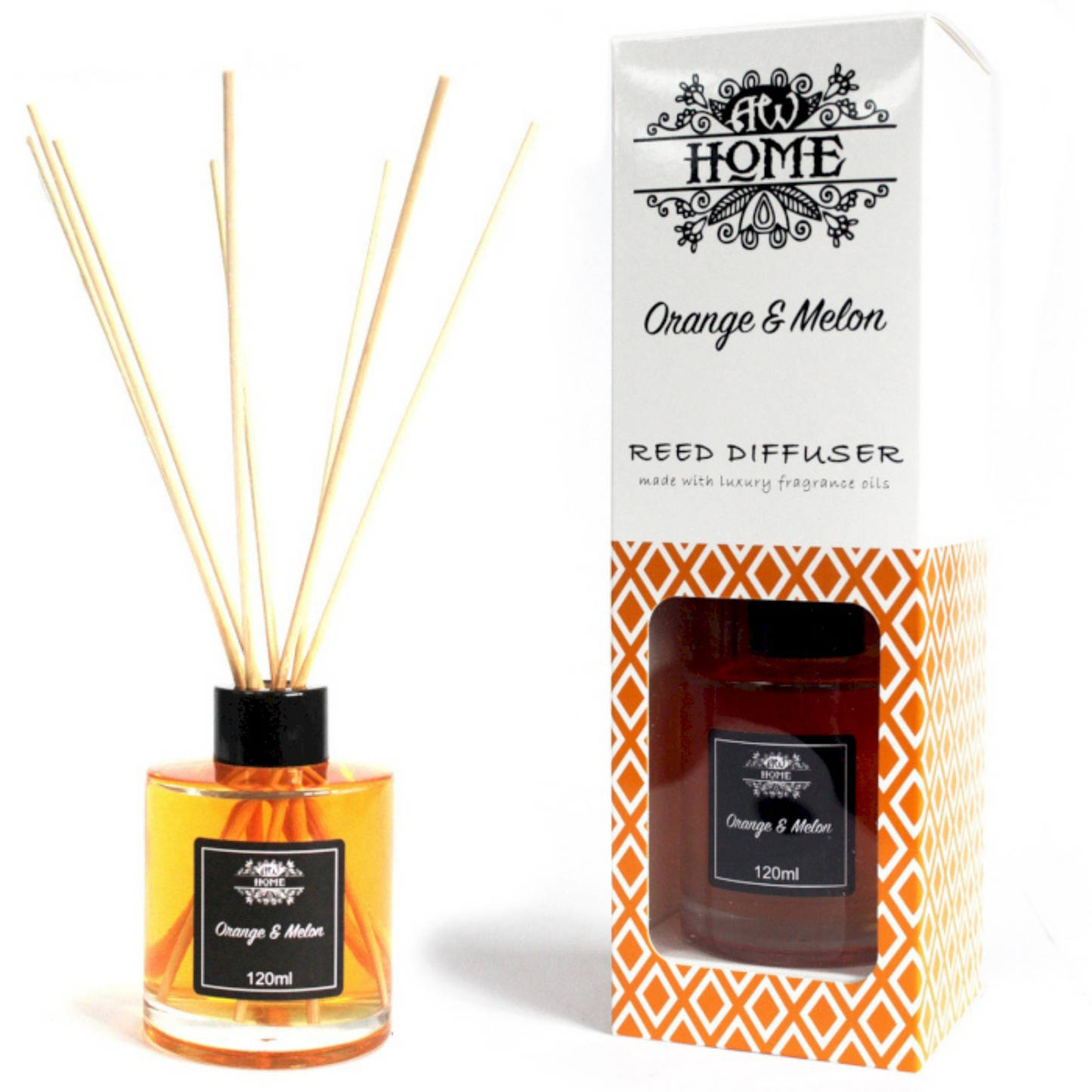 Diffuseur d'arômes 120 ml - Orange et melon