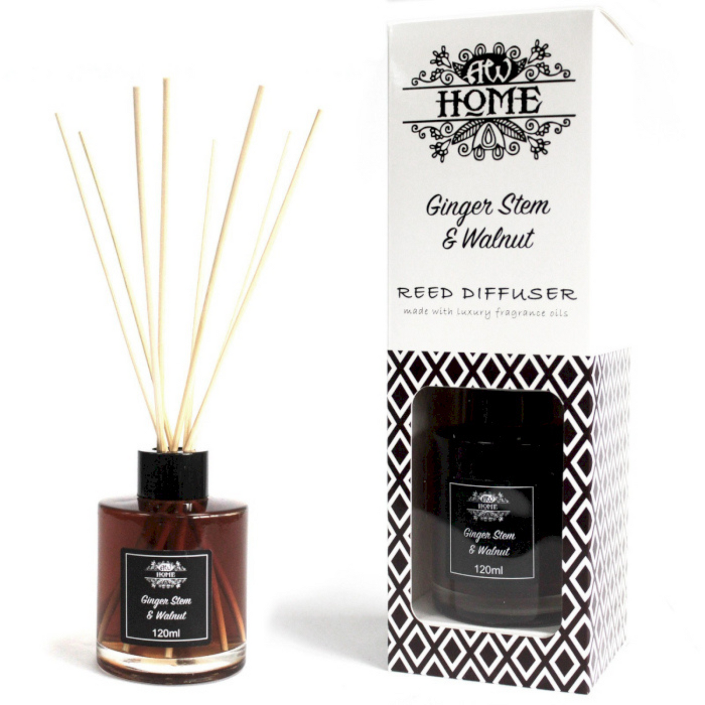 Diffuseur d'arômes 120 ml - Gingembre et noix