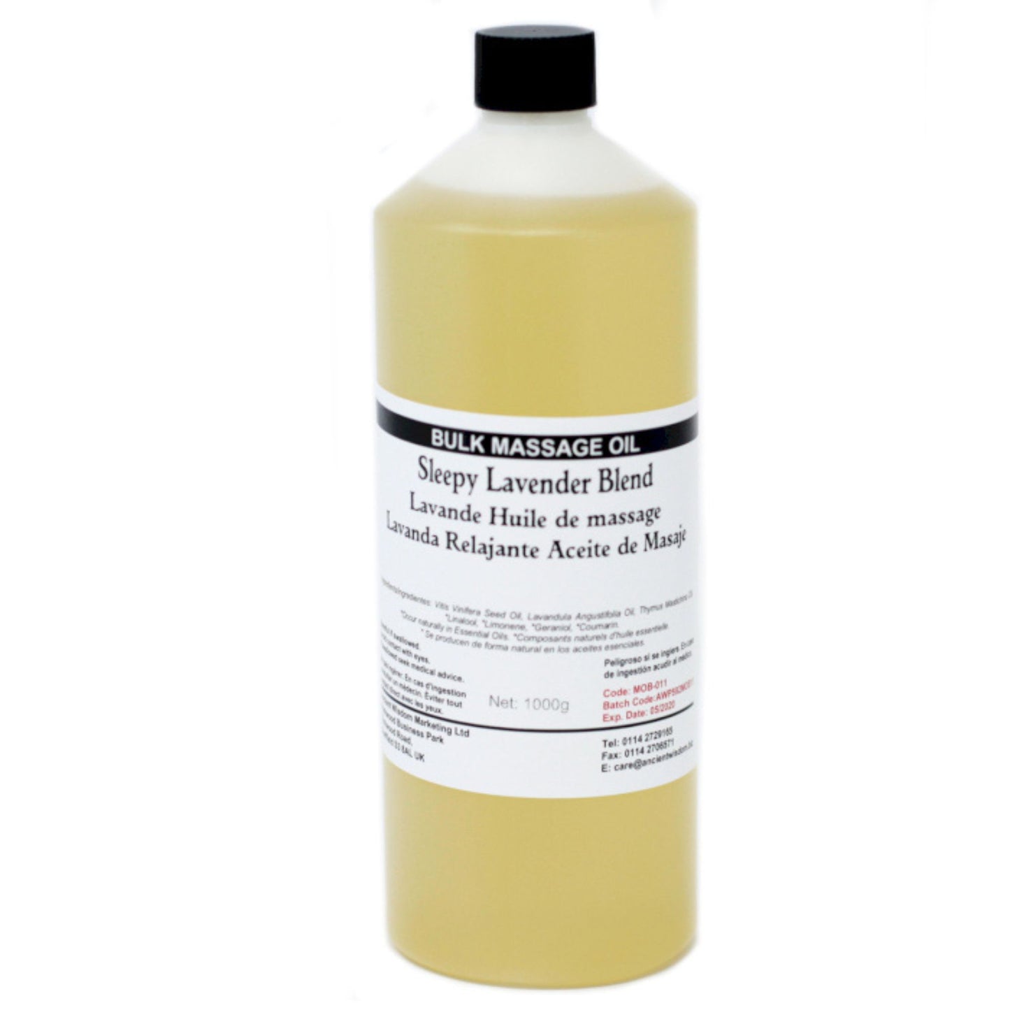 Huile de massage 1 kg - Lavande endormie