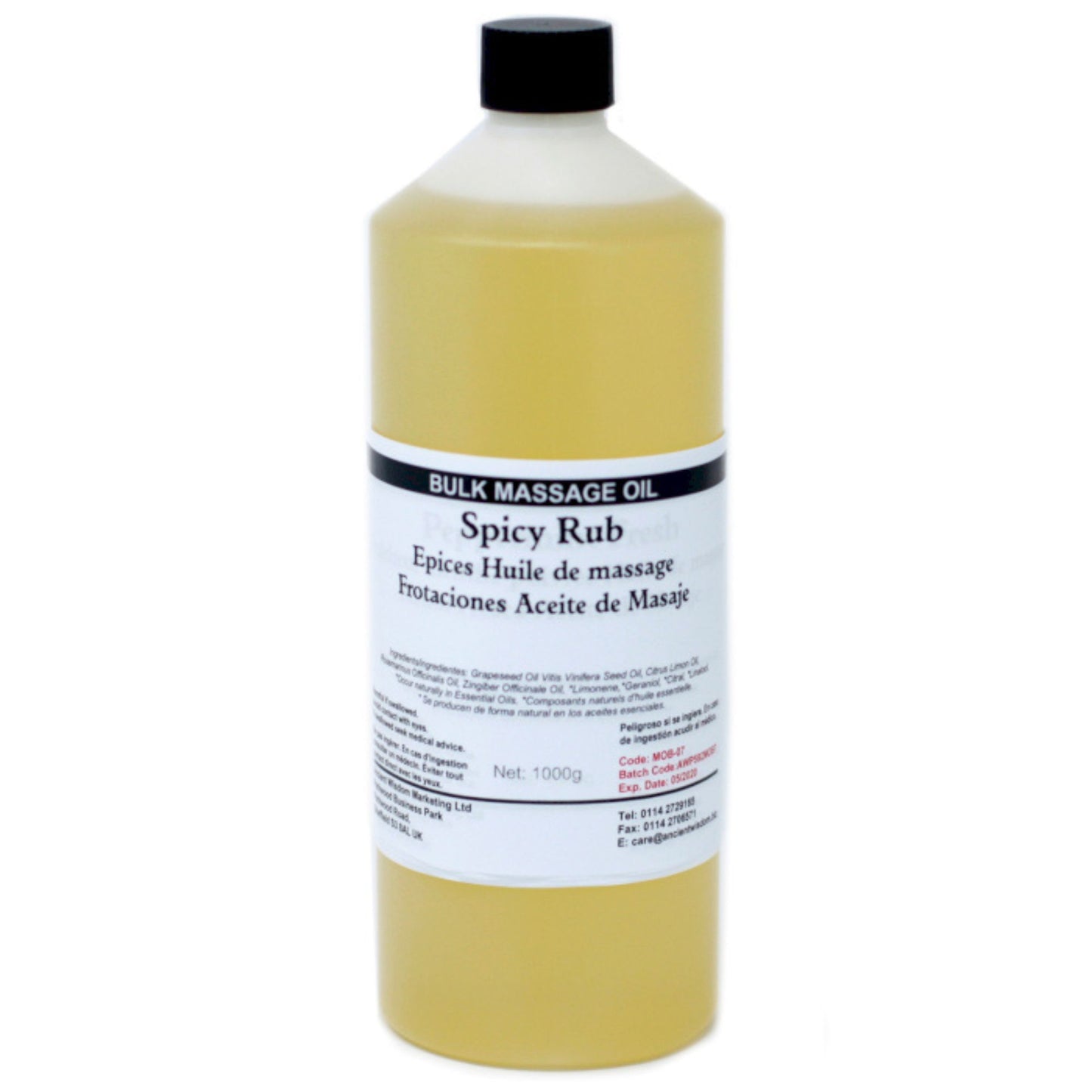 Huile de massage 1 kg - Frictions
