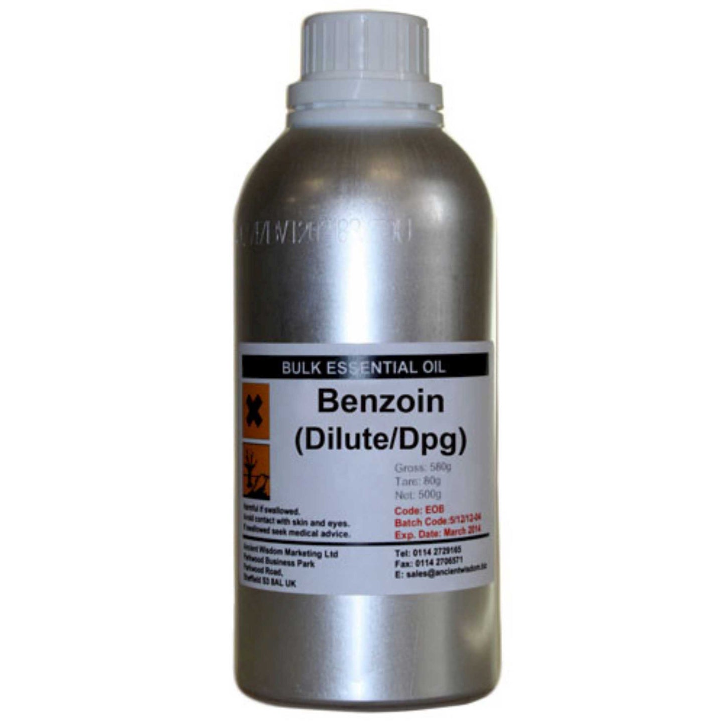 Huile essentielle de benjoin diluée 500 ml