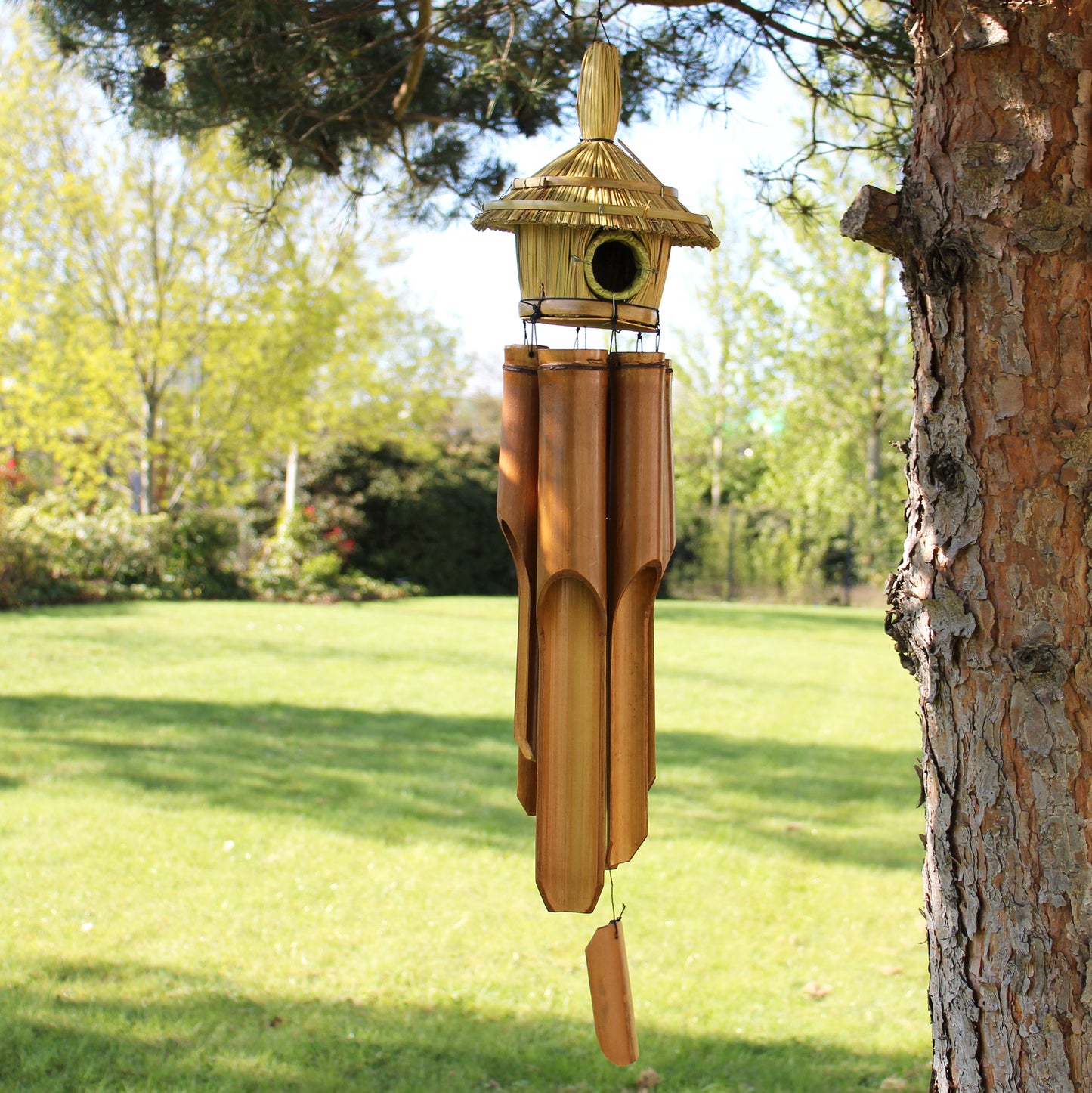 Nichoir rond avec cloches 56x20cm