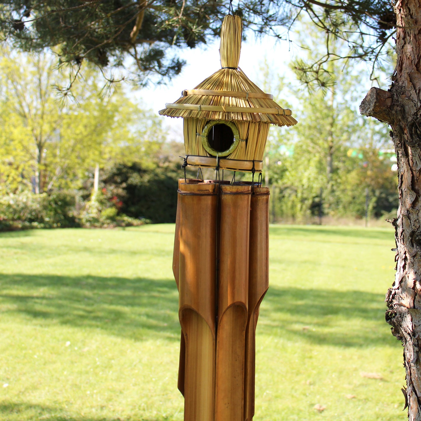 Nichoir rond avec cloches 56x20cm