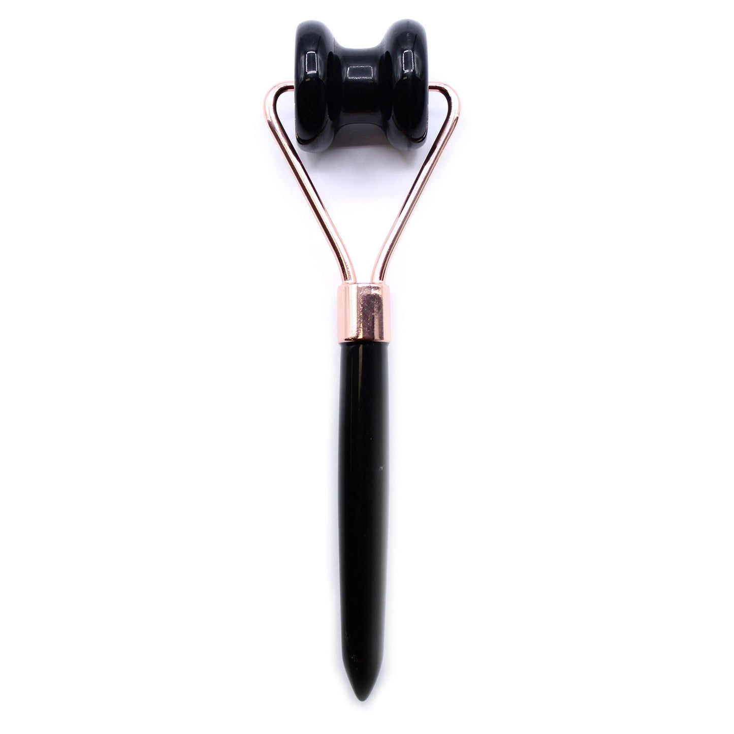 Rouleau facial en pierres précieuses – Obsidienne noire