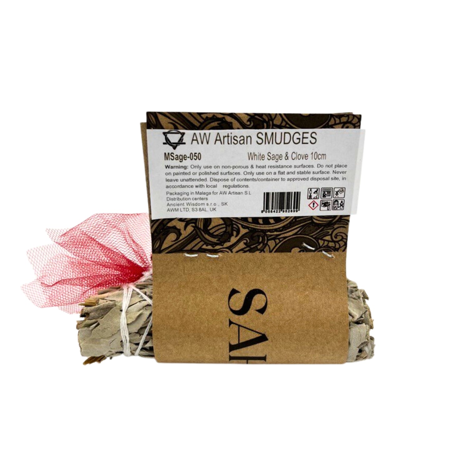 Bouquet d'herbes - Sauge blanche et clou de girofle 10 cm