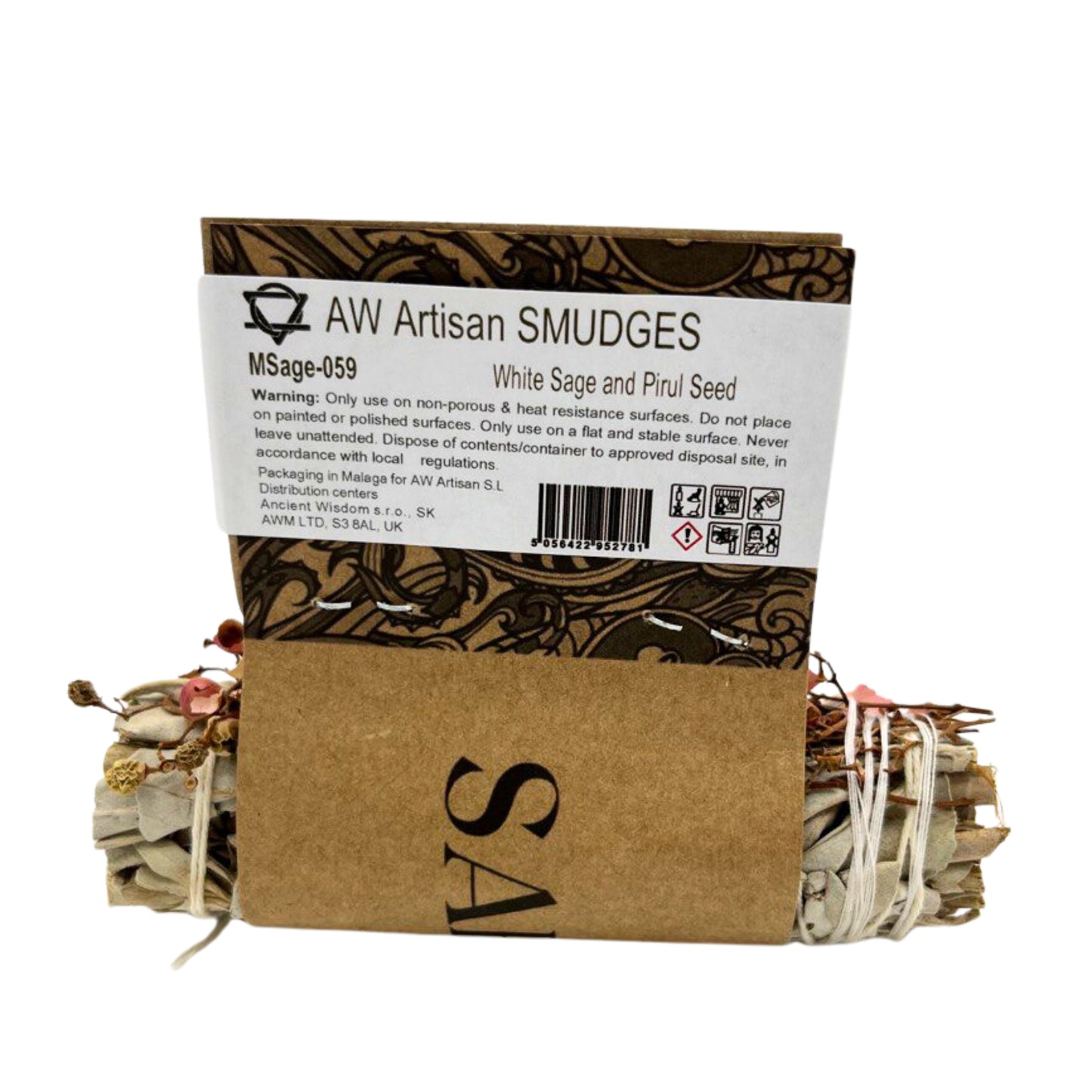 Bouquet d'herbes - Sauge blanche et graines de Pirul