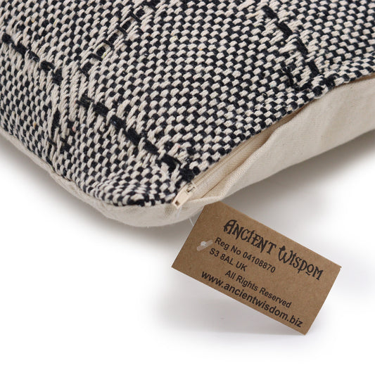 Housse de coussin classique - Carreaux gris - 40x40cm