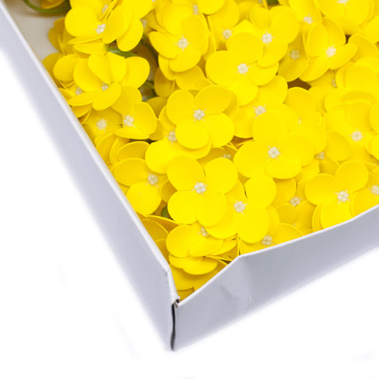 Fleurs de savon artisanales - Jacinthe - jaune