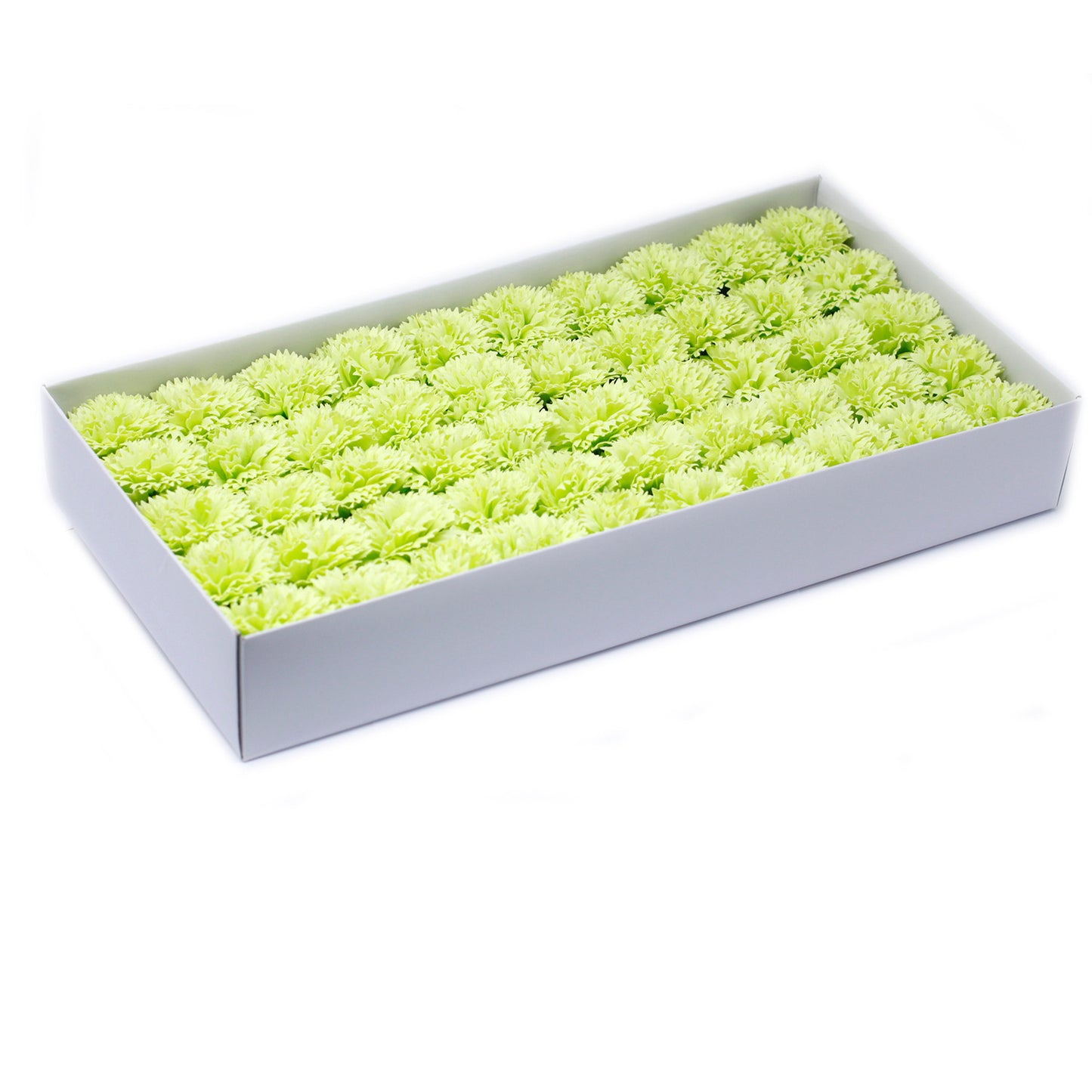 Fleurs de savon artisanales - Œillets - Citron vert