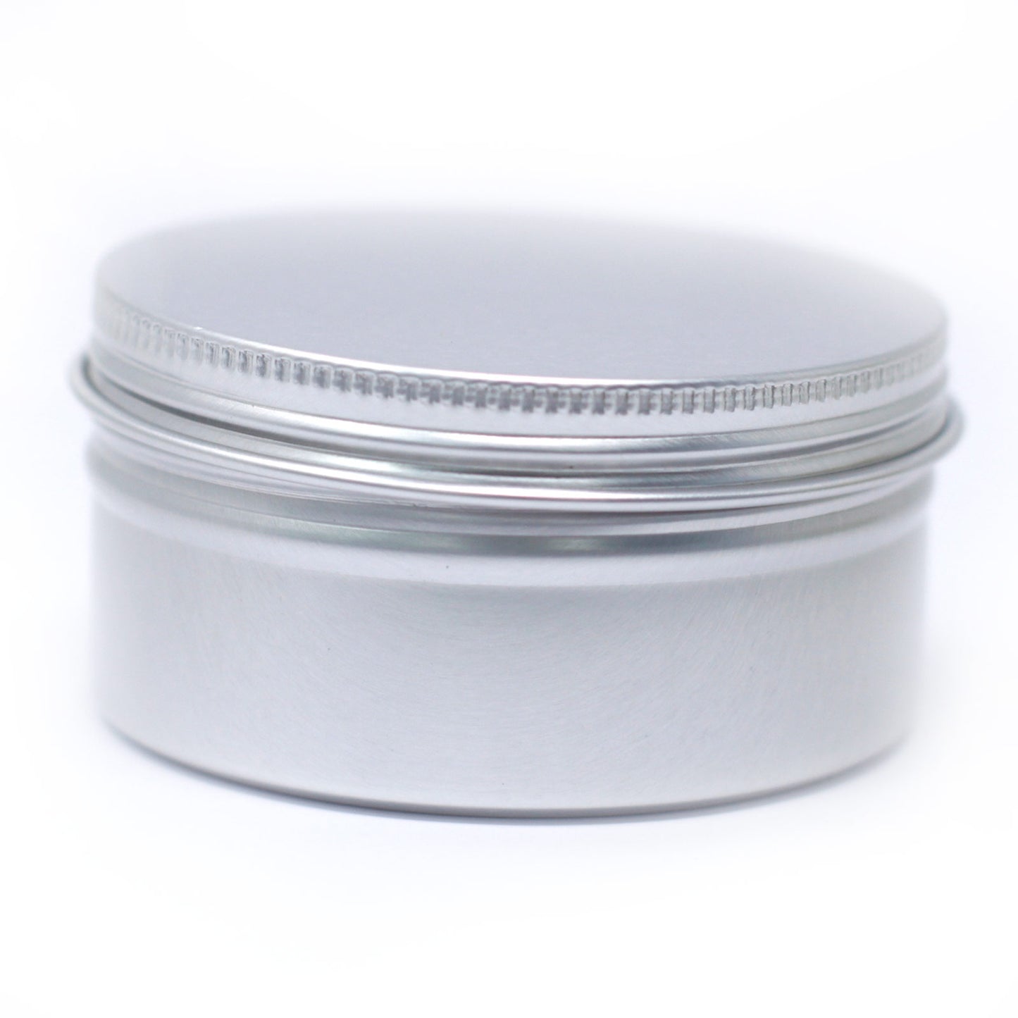 Boîte ronde en aluminium de 100 ml avec bouchon à vis