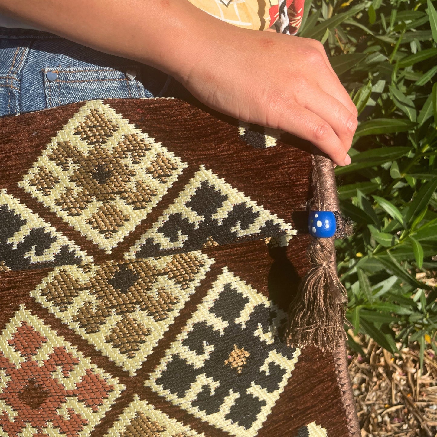 Sac à bandoulière Chocolat Kilim Festival