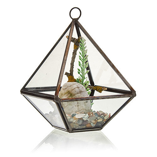 Terrarium en verre - Petit Diamant