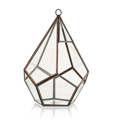 Terrarium en verre - Grand Pentagone