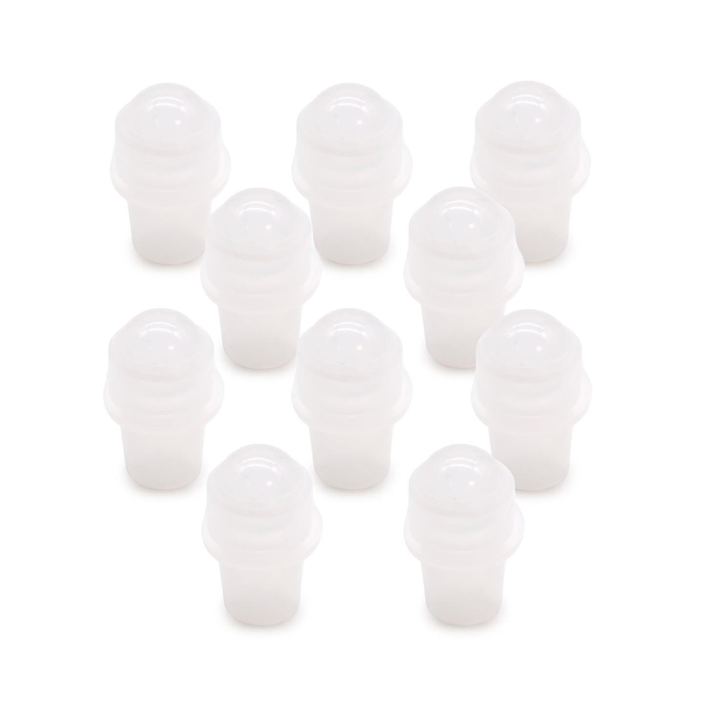Embout roller en pierre précieuse pour flacon de 5 ml – Quartz de roche